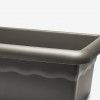 Floreira Terra Antracite 50X22cm Floreira Terra Antracite 50X22cm