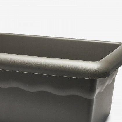 Floreira Terra Antracite 50X22cm Floreira Terra Antracite 50X22cm