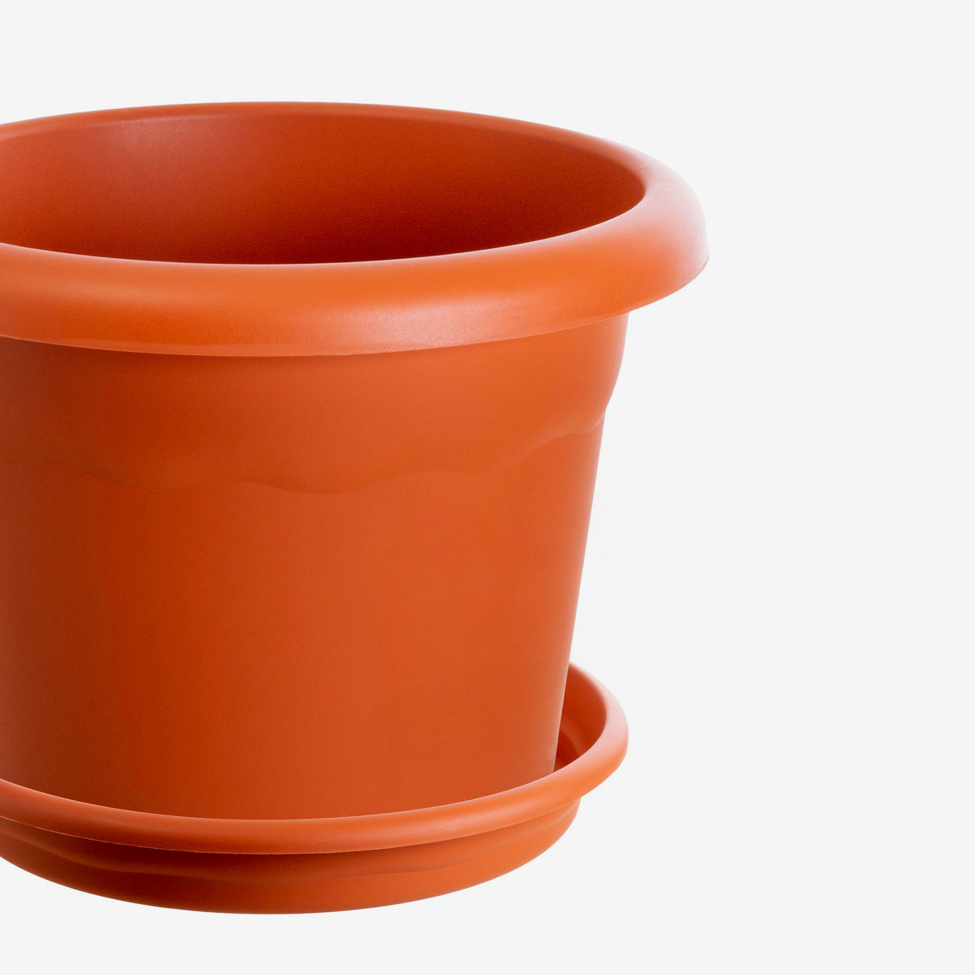 Prato Para Vaso Terra Terracota 34X5cm