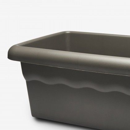 Floreira Terra Antracite 60X33cm Floreira Terra Antracite 60X33cm