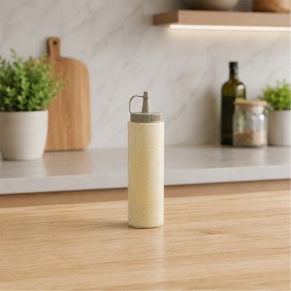 Frasco Para Molhos 250ml Bege