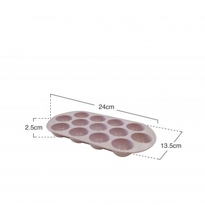 Cuvete Gelo Borracha Rosa 24X13.5X2.5cm Cuvete Gelo Borracha Rosa 24X13.5X2.5cm