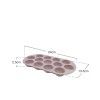 Cuvete Gelo Borracha Rosa 24X13.5X2.5cm Cuvete Gelo Borracha Rosa 24X13.5X2.5cm