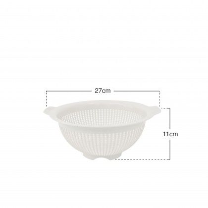 Escorredor Legumes Branco 25cm