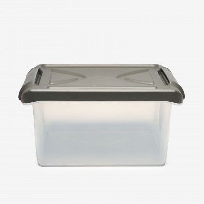 Caixa Arrumos Nature Antracite 5.5l 30X20X13cm
