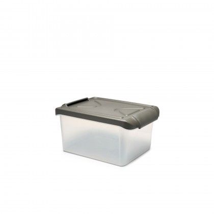 Caixa Arrumos Nature Antracite 15l 40X28X20cm Caixa Arrumos Nature Antracite 15l 40X28X20cm