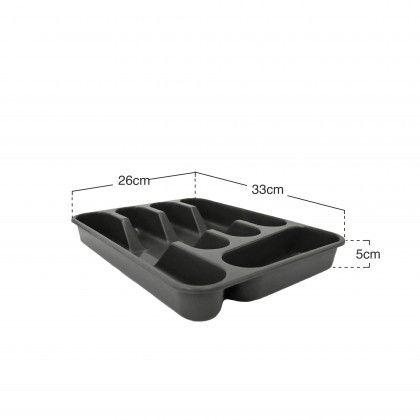 Suporte Talheres Antracite 33X26X5cm Suporte Talheres Antracite 33X26X5cm