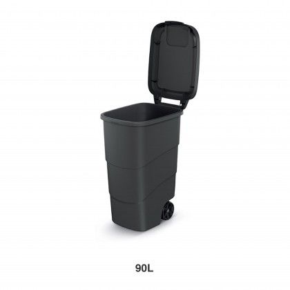 Contentor Com Rodas Preto 90l Contentor Com Rodas Preto 90l