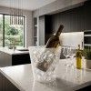 Balde Gelo Pl�stico Garrafas Transparente 8l