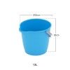 Balde Plástico Asa Plástica Azul 13l Ø33X26cm Balde Plástico Asa Plástica Azul 13l Ø33X26cm