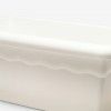 Floreira Terra Plástica Branco 50X22cm Floreira Terra Plástica Branco 50X22cm