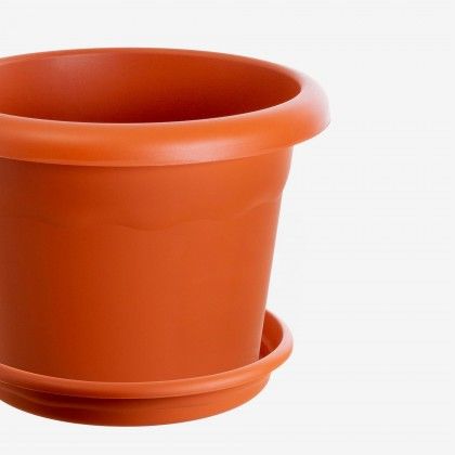Vaso Plástico Terracota Ø40x27x30cm Vaso Plástico Terracota Ø40x27x30cm