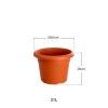 Vaso Plástico Terracota Ø40x27x30cm Vaso Plástico Terracota Ø40x27x30cm