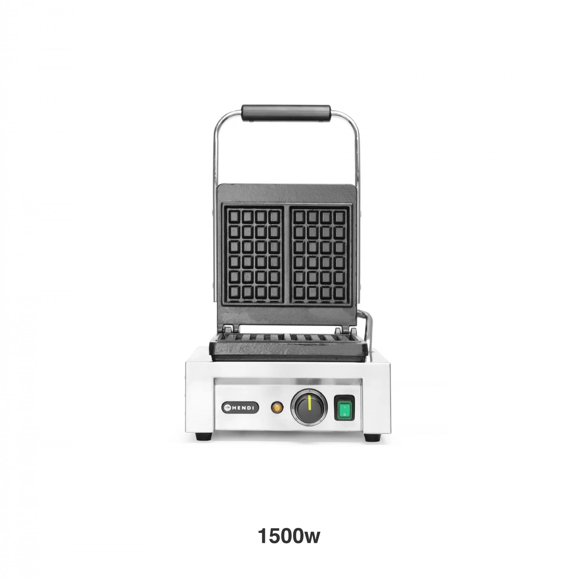 Máquina Waffles Liège Hendi 1500W 33X36X56cm
