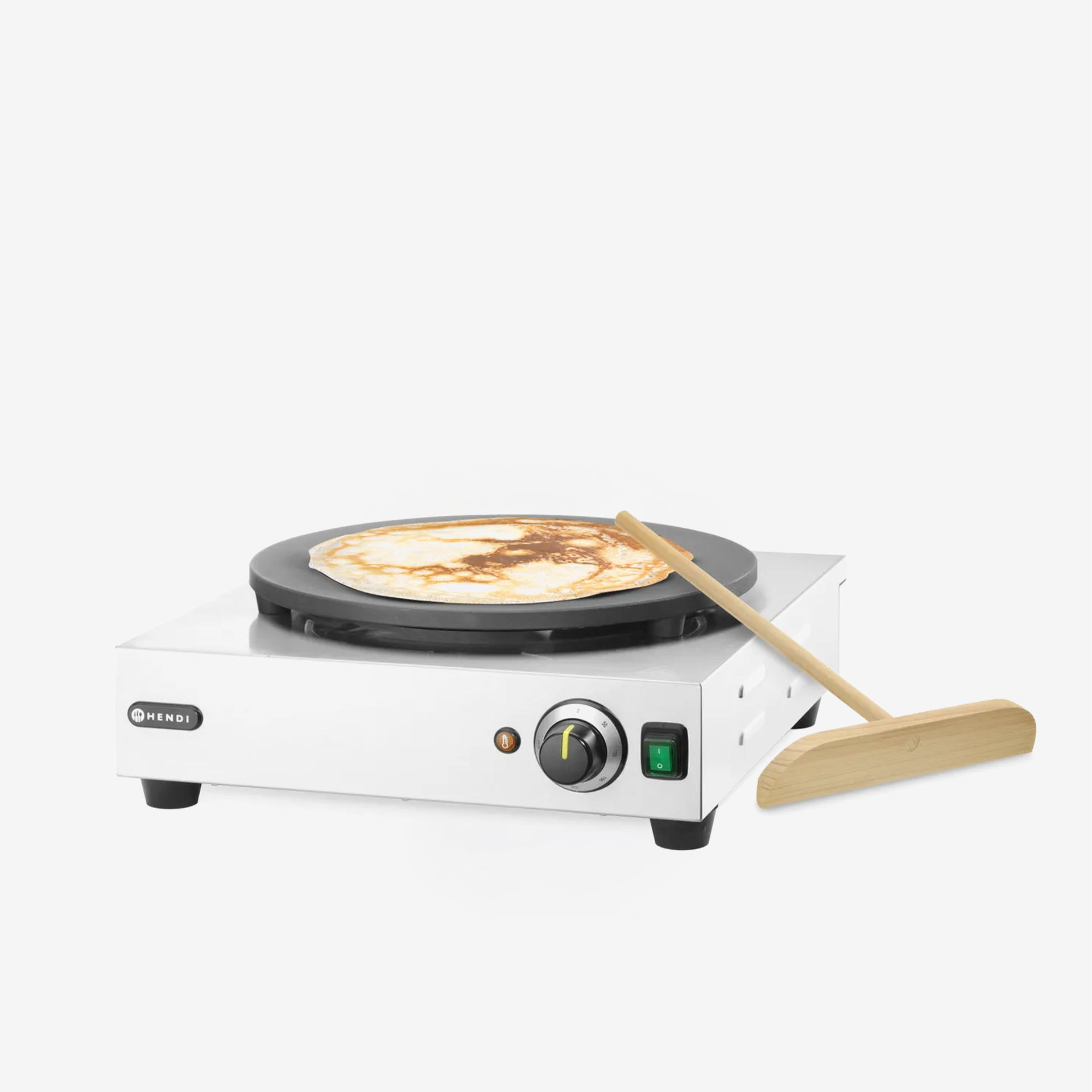 Máquina Crepes Com Espátula Hendi 3000W