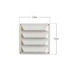 Grelha Ventilação Com Fecho Giratório 12X12cm Grelha Ventilação Com Fecho Giratório 12X12cm