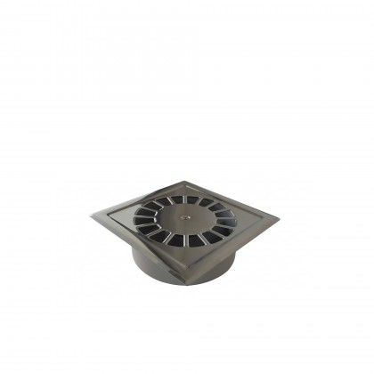 Sumidouro Vertical Grelha Inox 10X10cm Sumidouro Vertical Grelha Inox 10X10cm
