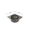 Sumidouro Vertical Grelha Inox 10X10cm Sumidouro Vertical Grelha Inox 10X10cm