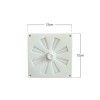 Grelha Ventilação Giratoria12X12cm Grelha Ventilação Giratoria12X12cm