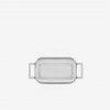 Tabuleiro Aperitivos Inox 9.5X20X5cm Tabuleiro Aperitivos Inox 9.5X20X5cm