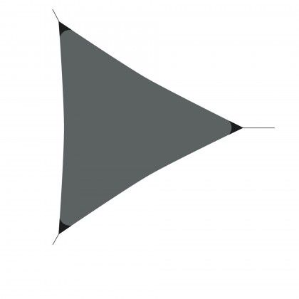 Toldo Vela Triangular Cinza 360X360X360cm Toldo Vela Triangular Cinza 360X360X360cm