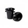 Cuspideira Pvc Preta 4l Cuspideira Pvc Preta 4l