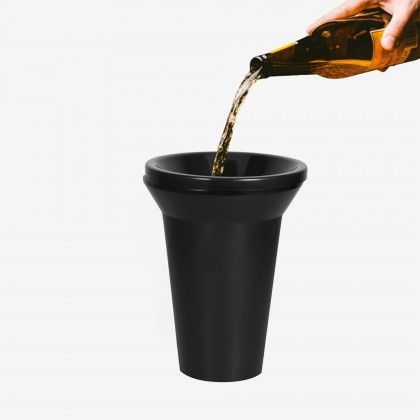 Cuspideira Pvc Preta 1l