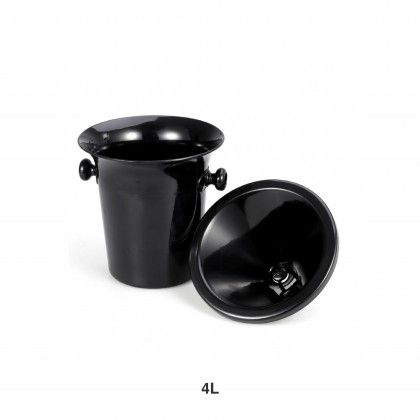 Cuspideira Pvc Preta 4l Cuspideira Pvc Preta 4l
