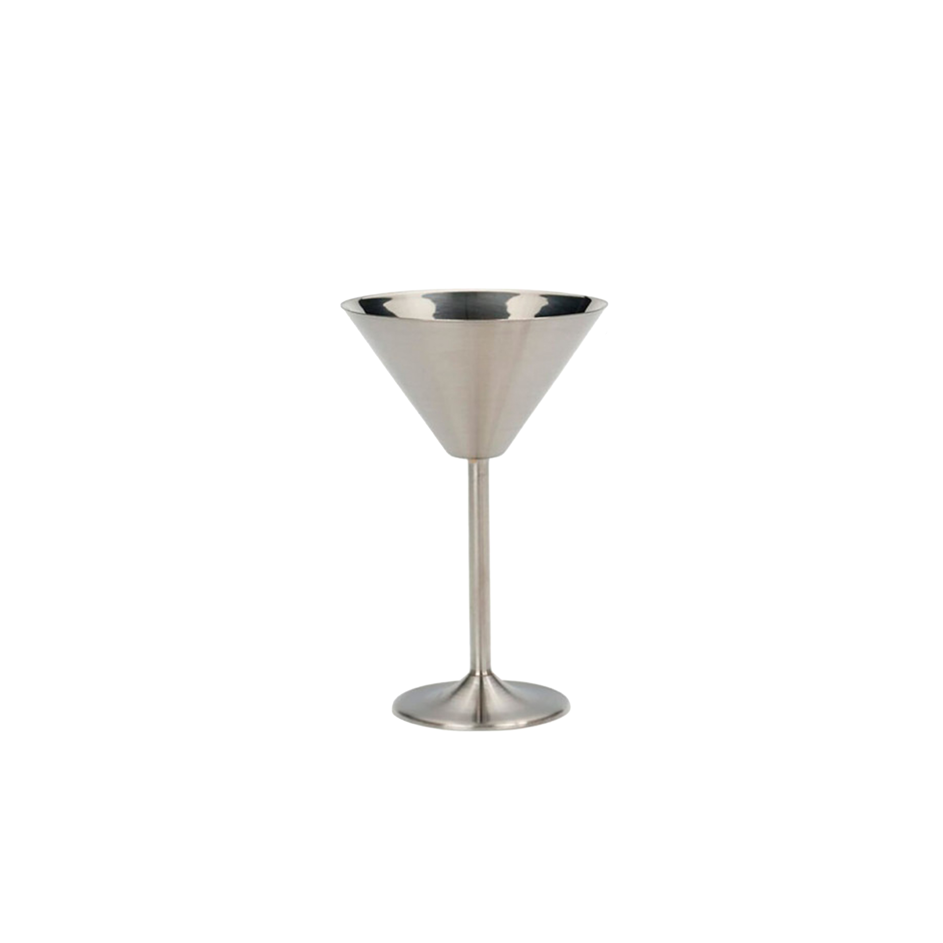 Copo Martini Inox Prata 200ml