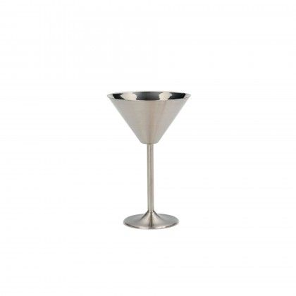 Copo Martini Inox Prata 200ml