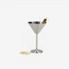 Copo Martini Inox Prata 200ml