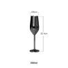 Flute Inox Preto 200ml Flute Inox Preto 200ml