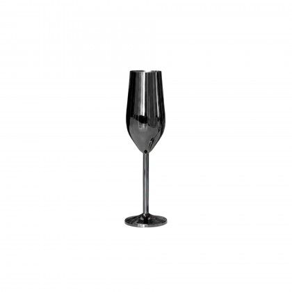 Flute Inox Preto 200ml Flute Inox Preto 200ml