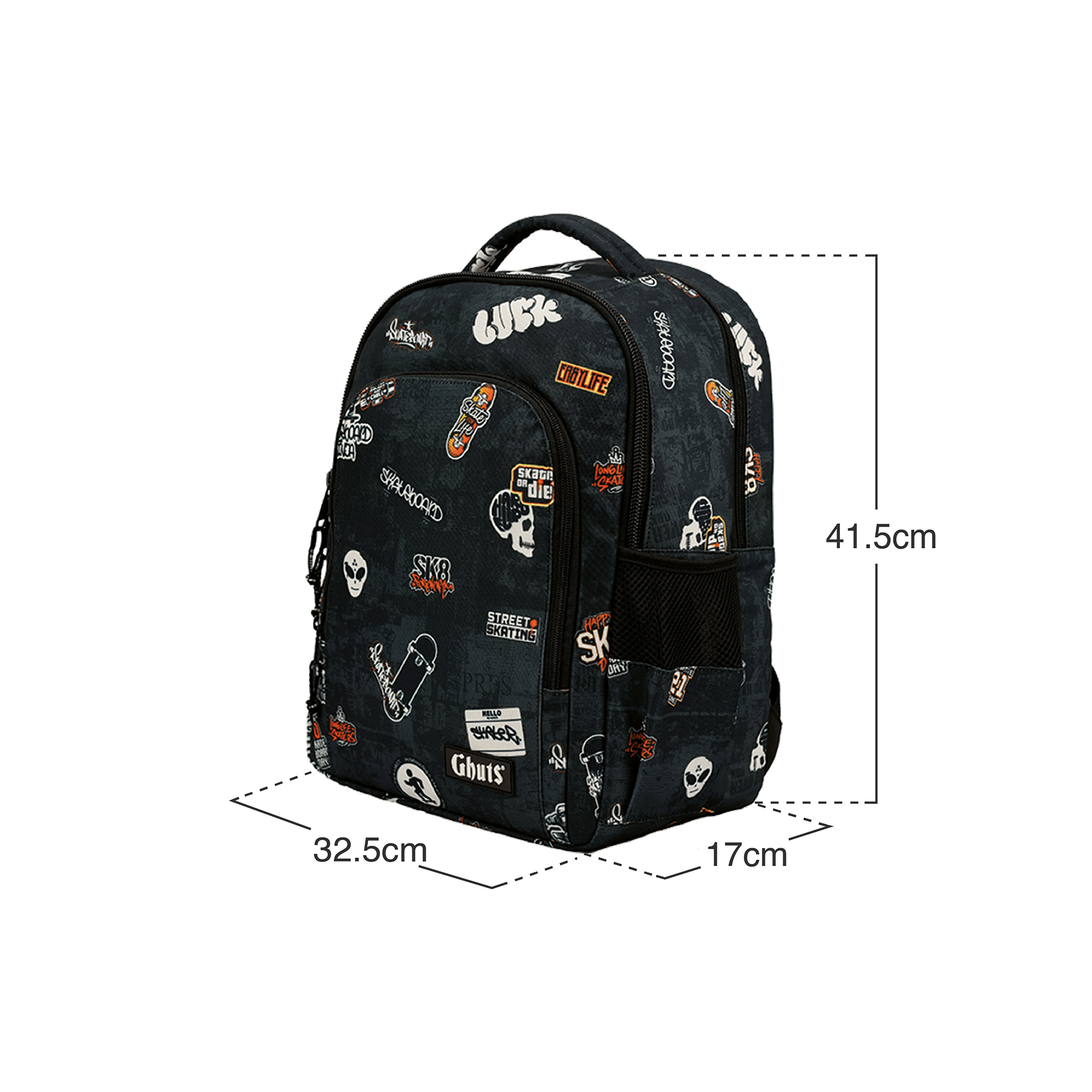 Mochila Portátil SK8 Stickers