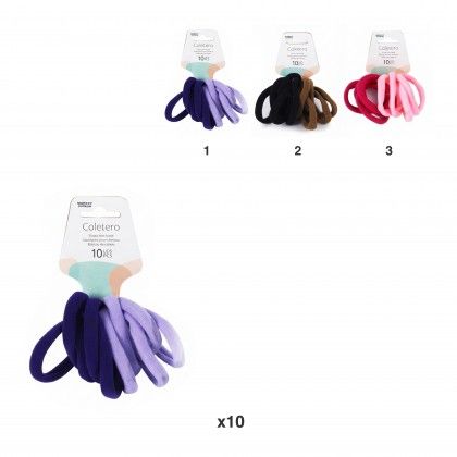 El�stico Cabelo Pack 10