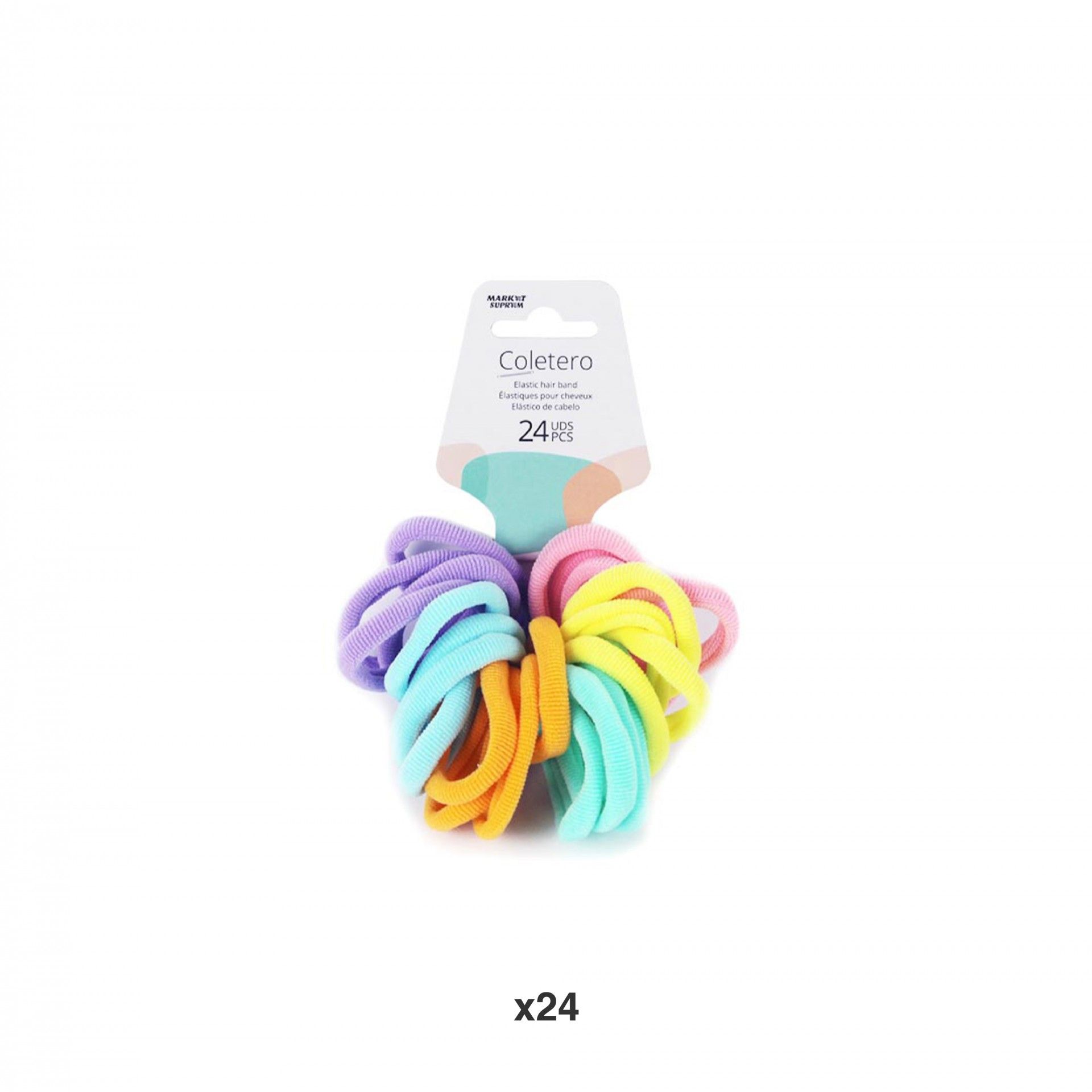 Elástico Cabelo Pack 24