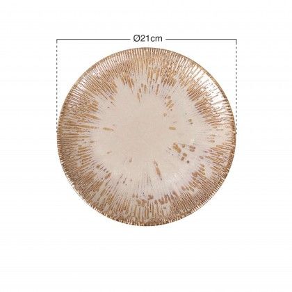 Prato Sobremesa Gourmet Barroco I Ø21X2.2cm Prato Sobremesa Gourmet Barroco I Ø21X2.2cm