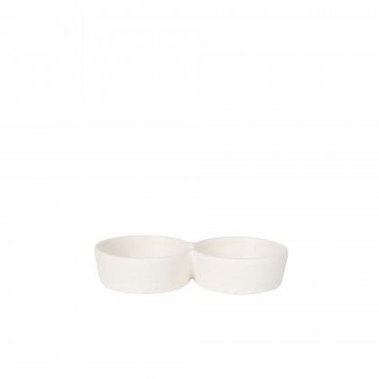 Tigela Dupla 16X8X3cm