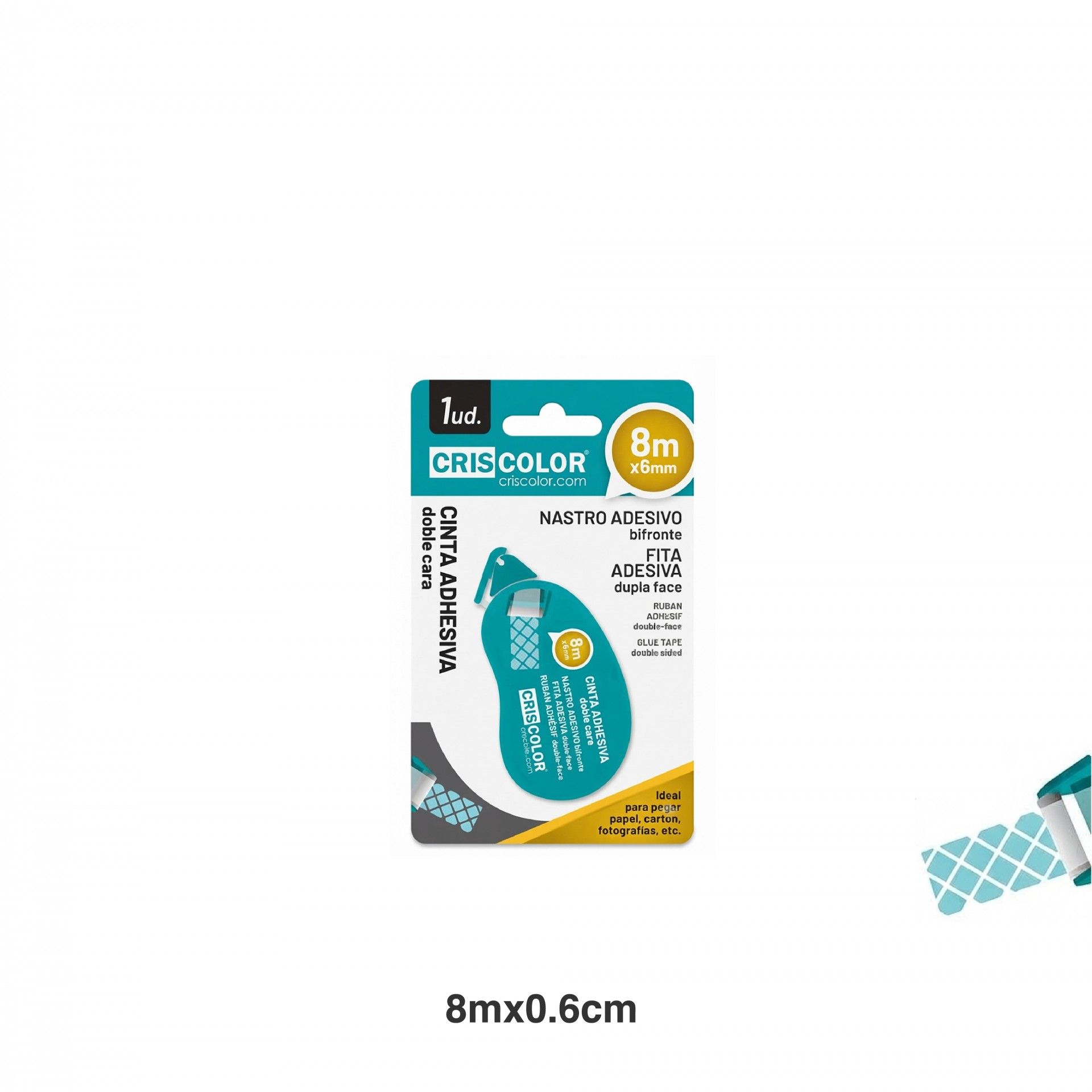 Fita Cola 0.6cmx0.8cm