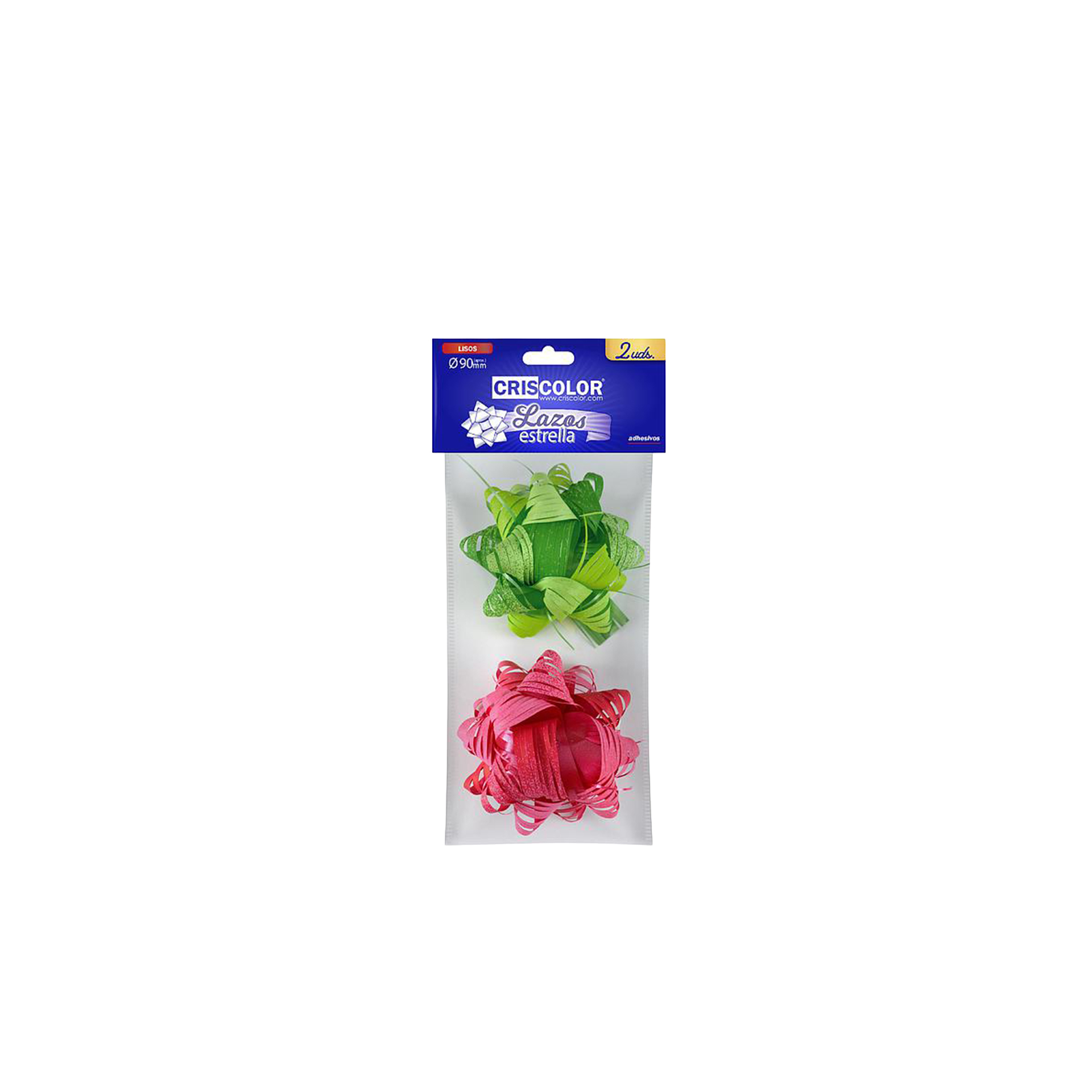 Laço Estrella Lisos 9cm Pack 2