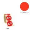Rolo Etiqueta Promoção -20% 3.6cm Pack 400 Rolo Etiqueta Promoção -20% 3.6cm Pack 400