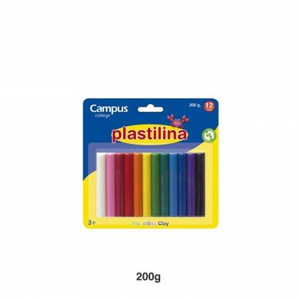 Plasticina 12 Cores 200g Plasticina 12 Cores 200g