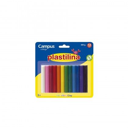 Plasticina 12 Cores 200g Plasticina 12 Cores 200g