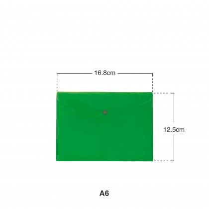 Bolsa Envelope Verde A6 16.8X12.5cm Bolsa Envelope Verde A6 16.8X12.5cm