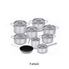 Trem de Panelas Inox Mafra 9 Peças Trem de Panelas Inox Mafra 9 Peças
