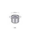 Panela com Asa Inox Mafra Redonda Ø16cm Panela com Asa Inox Mafra Redonda Ø16cm
