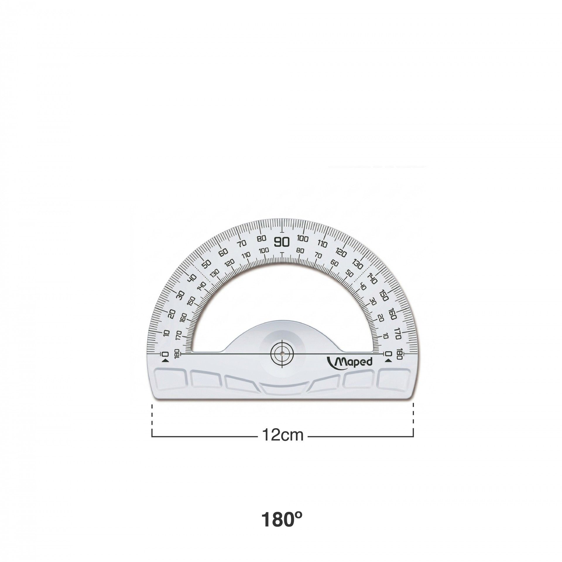 Transferidor Maped Geometric 12cm / 180º