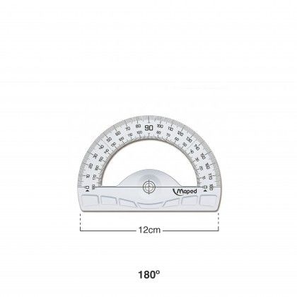 Transferidor Maped Geometric 12cm / 180º Transferidor Maped Geometric 12cm / 180º