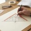 Esquadro Geom�trico Maped 26cm / 45�