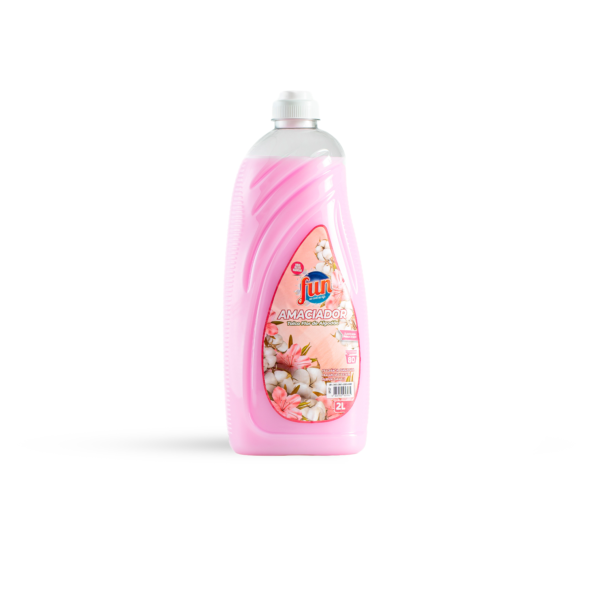 Amaciador Roupa Soft Fun Talco Flor Algodão 2l